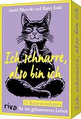 Textkarten / Symbolkarten Ich schnurre, also bin ich von Astrid Pikowski