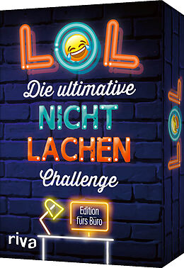 Textkarten / Symbolkarten LOL  Die ultimative Nicht-lachen-Challenge  Edition fürs Büro von 