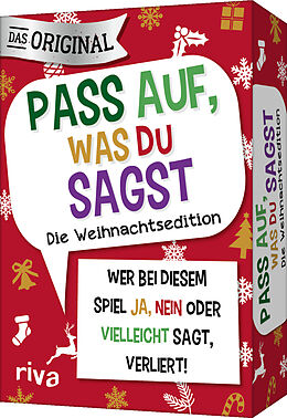 Textkarten / Symbolkarten Pass auf, was du sagst  Die Weihnachtsedition von Emma Hegemann