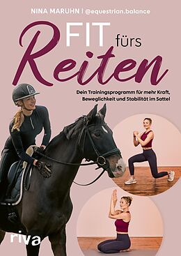 Kartonierter Einband Fit fürs Reiten von Nina Maruhn, @equestrian.balance