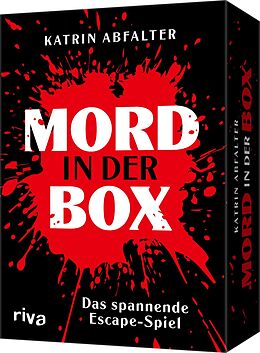 Textkarten / Symbolkarten Mord in der Box von Katrin Abfalter