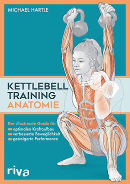 Kartonierter Einband Kettlebell-Training-Anatomie von Michael Hartle