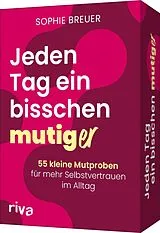 Textkarten / Symbolkarten Jeden Tag ein bisschen mutig(er) von Sophie Breuer