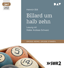 Audio CD (CD/SACD) Billard um halb zehn von Heinrich Böll