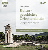 Audio CD (CD/SACD) Kulturgeschichte Griechenlands von Egon Friedell