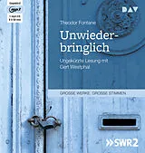 Audio CD (CD/SACD) Unwiederbringlich von Theodor Fontane