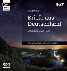 Audio CD (CD/SACD) Briefe aus Deutschland von Joseph Roth