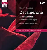 Audio CD (CD/SACD) Decamerone. Die schönsten Liebeserzählungen von Giovanni Boccaccio