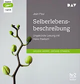 Audio CD (CD/SACD) Selberlebensbeschreibung von Jean Paul