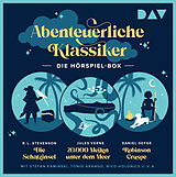 Audio CD (CD/SACD) Abenteuerliche Klassiker  Die Hörspiel-Box. Die Schatzinsel, 20.000 Meilen unter dem Meer, Robinson Crusoe von Jules Verne, Robert Louis Stevenson, Daniel Defoe
