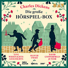 Audio CD (CD/SACD) Die große Hörspiel-Box  Eine Weihnachtsgeschichte, Oliver Twist, David Copperfield Junior von Charles Dickens