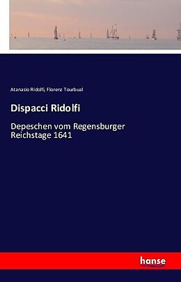 Kartonierter Einband Dispacci Ridolfi von Atanasio Ridolfi, Florenz Tourbual