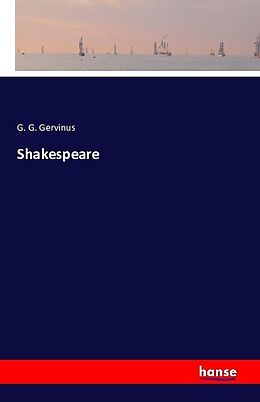 Kartonierter Einband Shakespeare von G. G. Gervinus