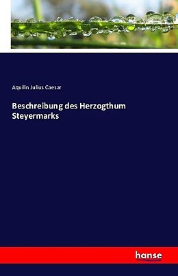 Kartonierter Einband Beschreibung des Herzogthum Steyermarks von Aquilin Julius Caesar