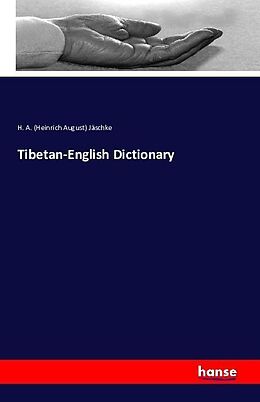 Couverture cartonnée Tibetan-English Dictionary de H. A. (Heinrich August) Jäschke