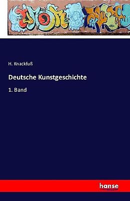 Kartonierter Einband Deutsche Kunstgeschichte von H. Knackfuß
