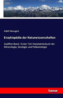 Kartonierter Einband Enzyklopädie der Naturwissenschaften von Adolf Kenngott