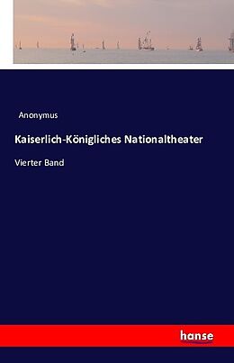 Kartonierter Einband Kaiserlich-Königliches Nationaltheater von Anonymus