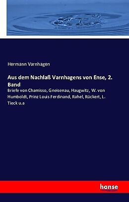 Kartonierter Einband Aus dem Nachlaß Varnhagens von Ense, 2. Band von Hermann Varnhagen