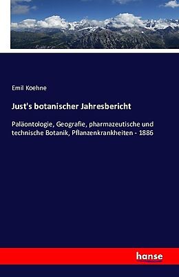 Kartonierter Einband Just's botanischer Jahresbericht von Emil Koehne
