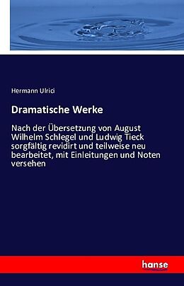 Kartonierter Einband Dramatische Werke von Hermann Ulrici