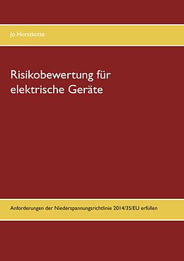 E-Book (epub) Risikobewertung für elektrische Geräte von Jo Horstkotte