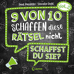 Kartonierter Einband 9 von 10 schaffen diese Rätsel nicht - schaffst du sie? - Vol. 2 von Frank Passfeller