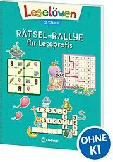 Kartonierter Einband Leselöwen Rätsel-Rallye für Leseprofis - 2. Klasse (Türkis) von 