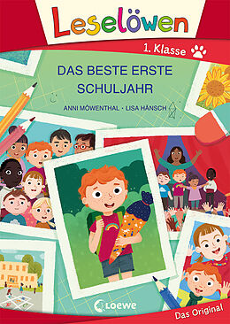 Fester Einband Leselöwen 1. Klasse - Das beste erste Schuljahr (Großbuchstabenausgabe) von Anni Möwenthal