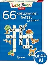 Kartonierter Einband 66 Kreuzworträtsel für Erstleser - 1. Klasse (Blau) von 