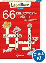 Kartonierter Einband 66 Kreuzworträtsel für Leseprofis - 2. Klasse (Rot) von 