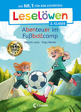 Fester Einband Leselöwen 2. Klasse - Abenteuer im Fußballcamp von Martin Lenz