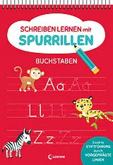 Kartonierter Einband Schreiben lernen mit Spurrillen - Buchstaben von 