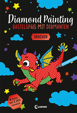 Spiralbindung Diamond Painting - Bastelspaß mit Diamanten - Drachen von 