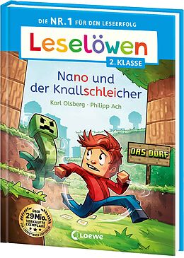 Fester Einband Leselöwen 2. Klasse - Nano und der Knallschleicher von Karl Olsberg