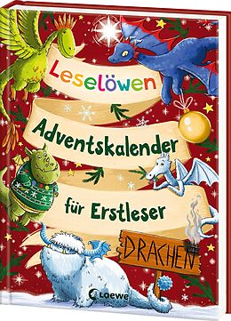 Fester Einband Leselöwen-Adventskalender für Erstleser - Drachen von Vanessa Walder, Ann-Katrin Heger, Amelie Benn