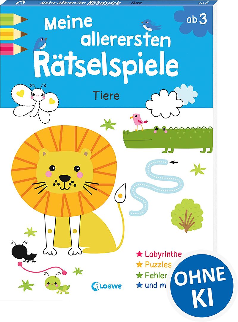 Meine allerersten Rätselspiele - Tiere