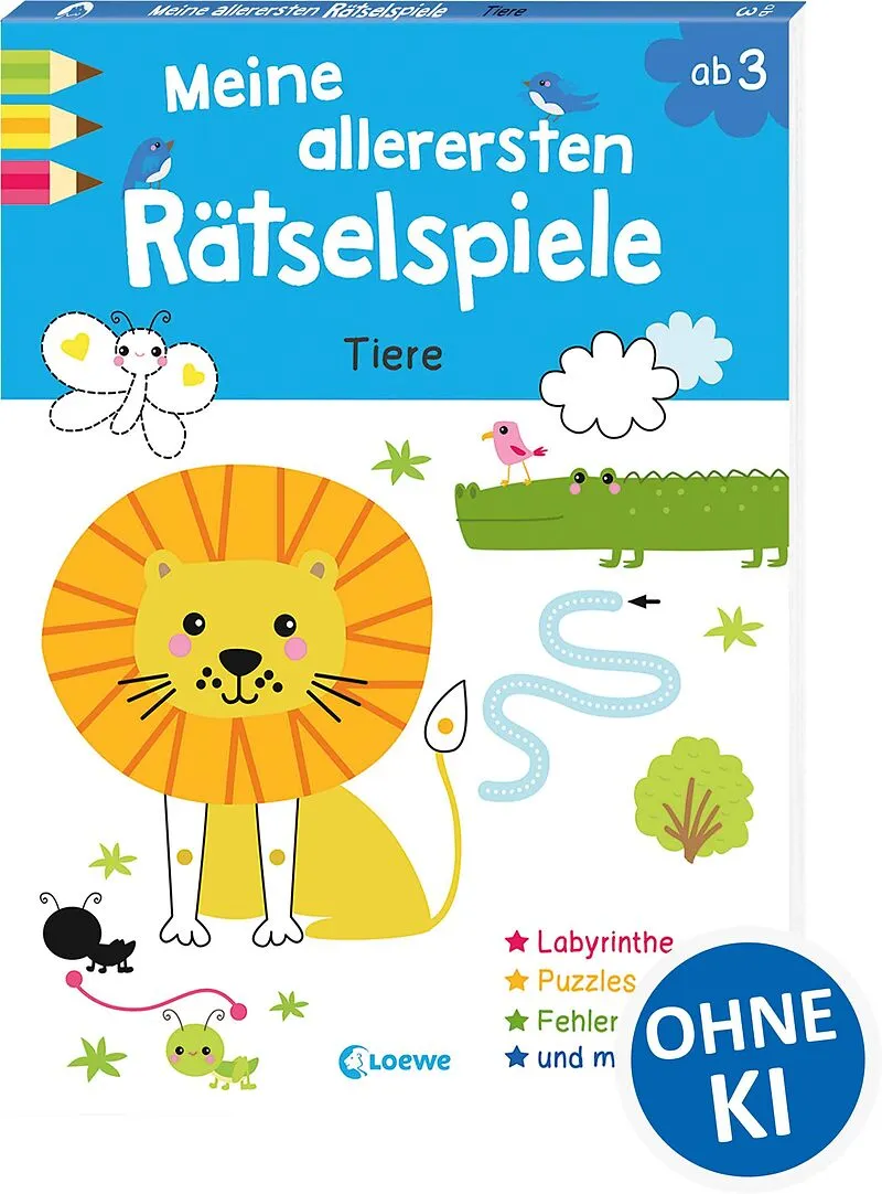 Meine allerersten Rätselspiele - Tiere