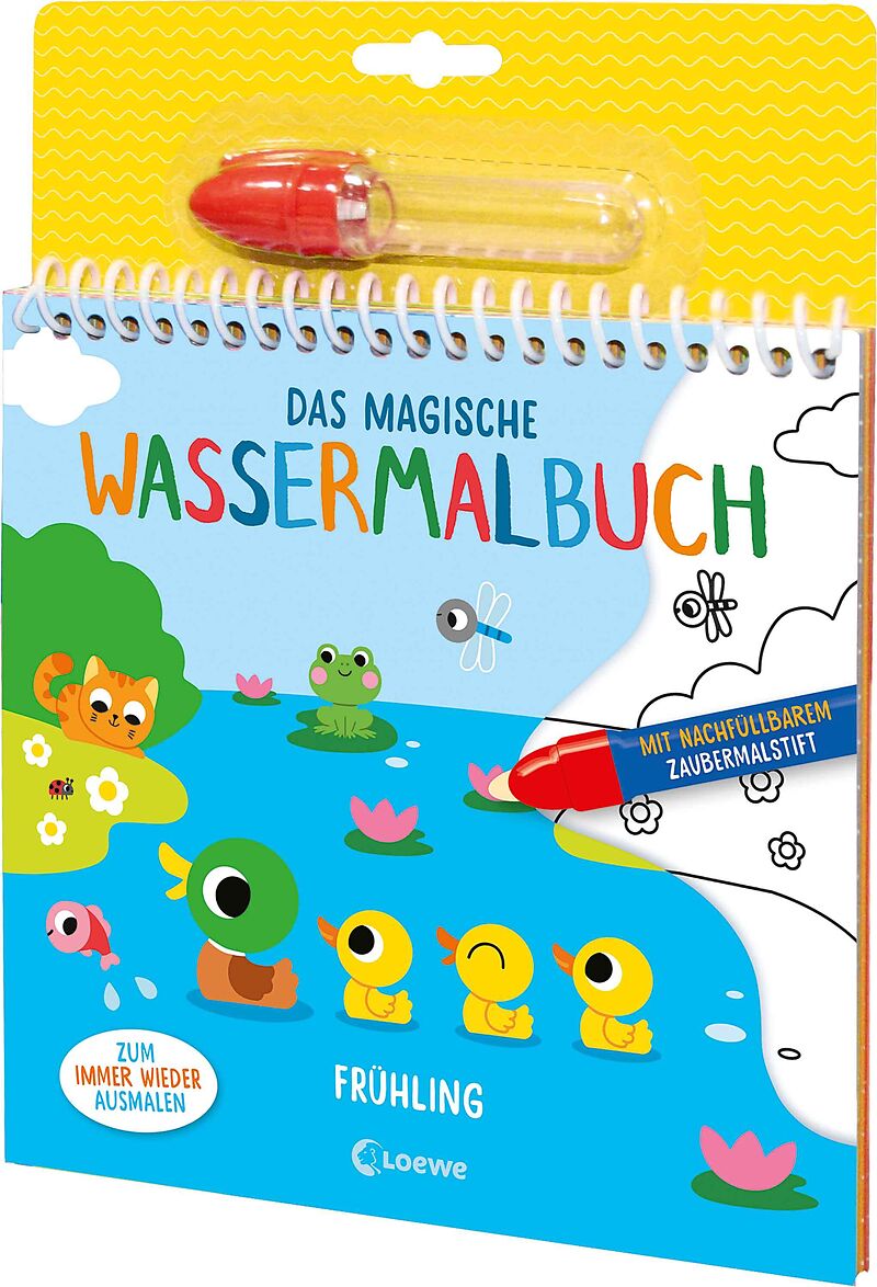 Das magische Wassermalbuch - Frühling