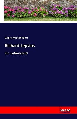 Kartonierter Einband Richard Lepsius von Georg Moritz Ebers