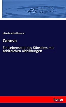 Kartonierter Einband Canova von Alfred Gotthold Meyer