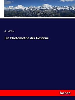 Kartonierter Einband Die Photometrie der Gestirne von G. Müller