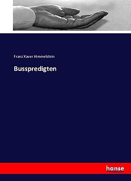 Kartonierter Einband Busspredigten von Franz Xaver Himmelstein