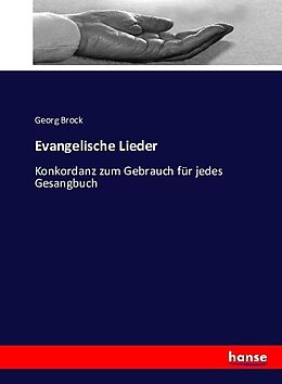 Kartonierter Einband Evangelische Lieder von Georg Brock