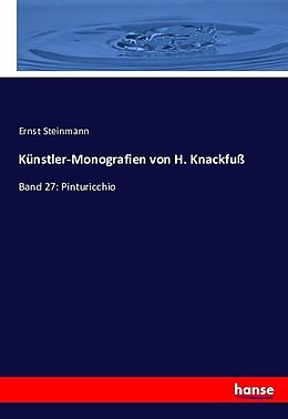 Kartonierter Einband Künstler-Monografien von H. Knackfuß von Ernst Steinmann