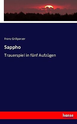 Kartonierter Einband Sappho von Franz Grillparzer