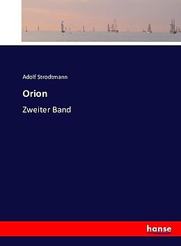 Kartonierter Einband Orion von Adolf Strodtmann