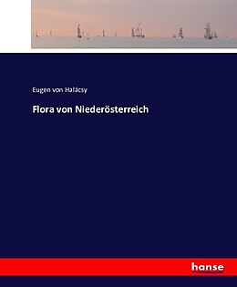 Kartonierter Einband Flora von Niederösterreich von Eugen von Halácsy