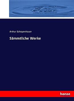 Kartonierter Einband Sämmtliche Werke von Arthur Schopenhauer