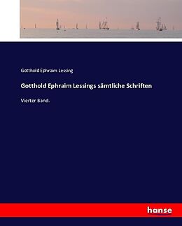 Kartonierter Einband Gotthold Ephraim Lessings sämtliche Schriften von Gotthold Ephraim Lessing